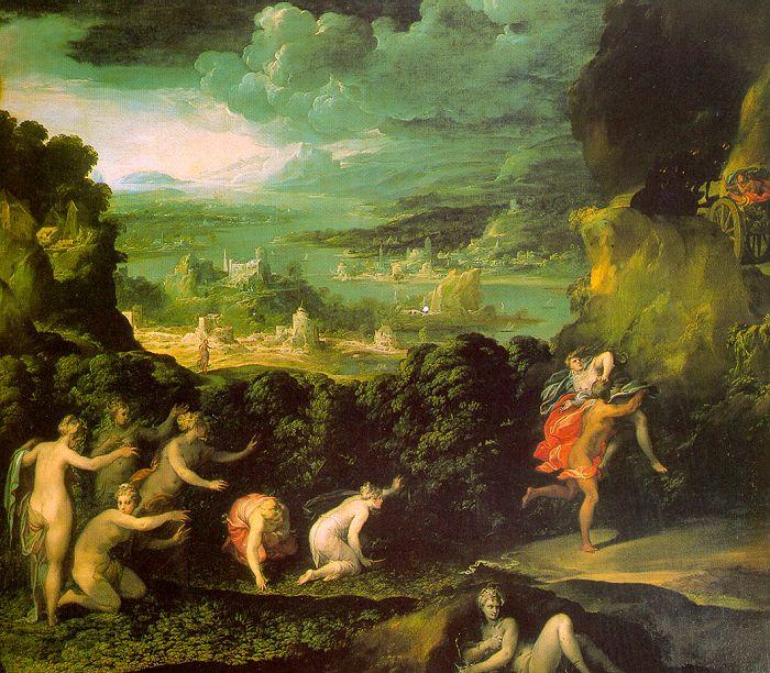 ABBATE, Niccolo dell The Rape of Proserpine  gfgf oil painting picture